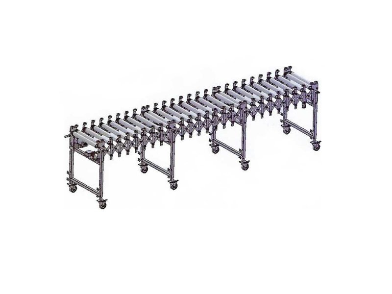 動力伸縮輥道機