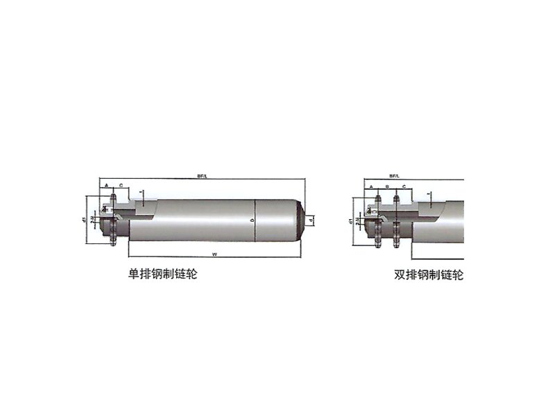 中負(fù)荷多楔帶輪輸送輥筒